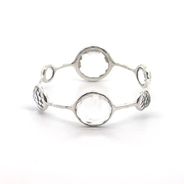 Pre-Owned Ippolita Quartz Lolipop Six Station Bangle Bracelet