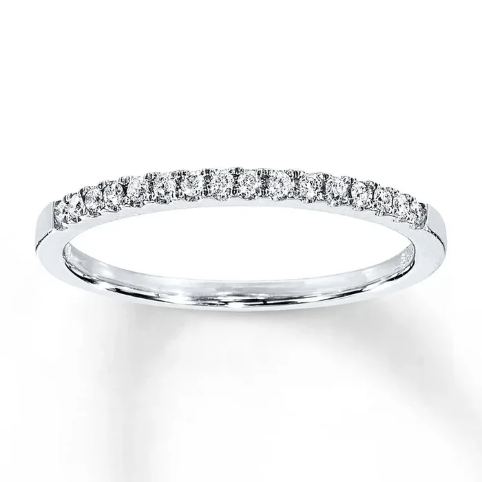Pre-Owned Kay 1/10ct tw Diamond Ring in 10k White Gold