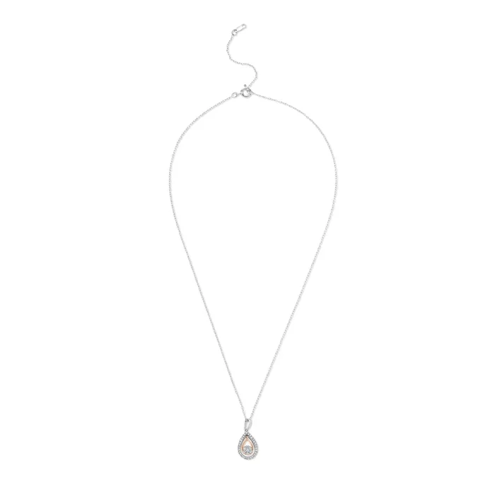 Pre-Owned Kay 1/4ct tw Diamond Pendant Necklace in 10k White Gold