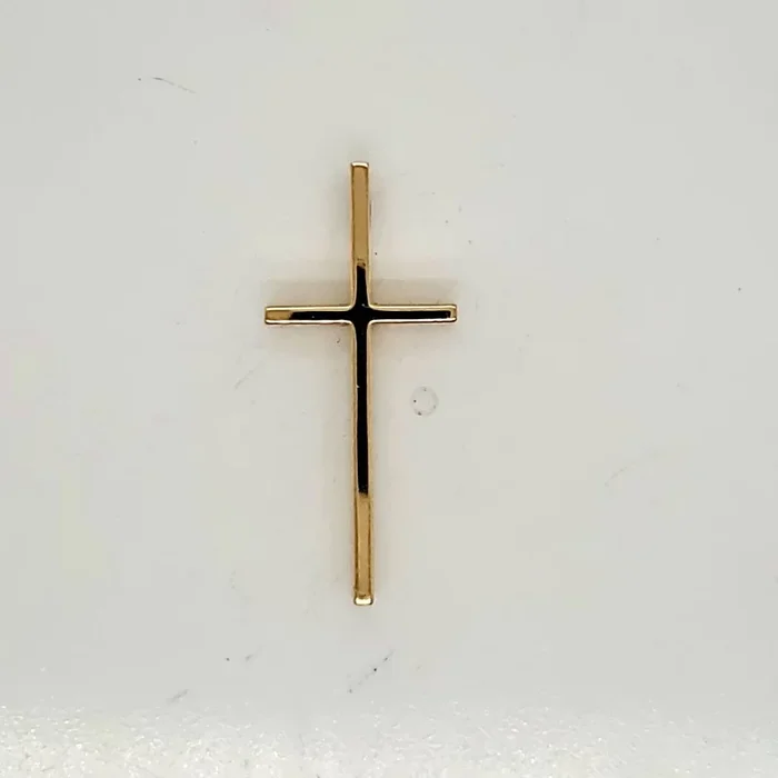 Pre-owned Tiffany & Co 18kt Yellow Gold Cross Pendant