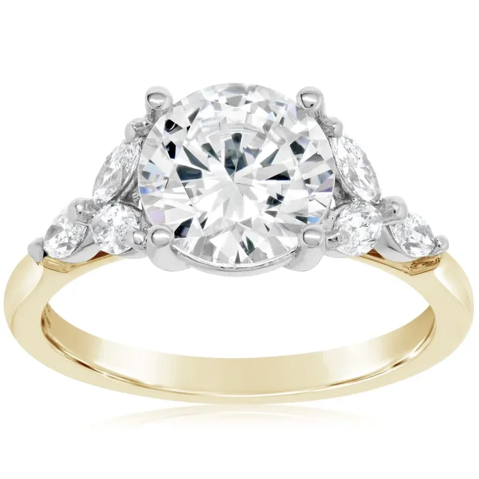 PRECISION SET New Aire Diamond Engagement Setting