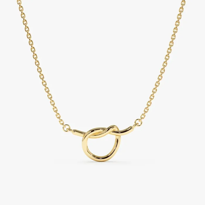 Promise Knot Pendant Necklace, Jenna