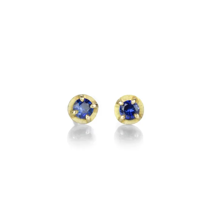 Prong Set Sapphire Studs
