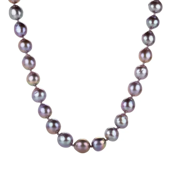 Purple Baroque Freshwater Pearl Necklace