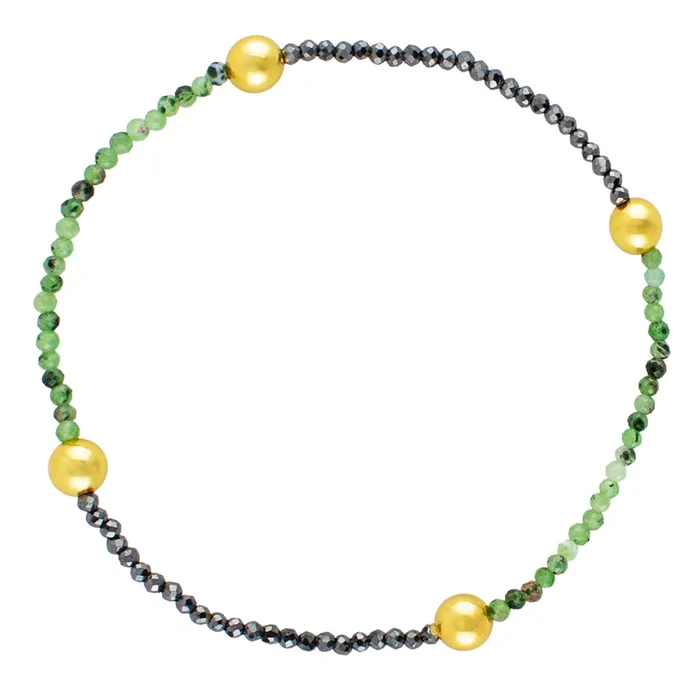 Pyrite’s Booty Bracelet in Ruby Zoisite & Spinel