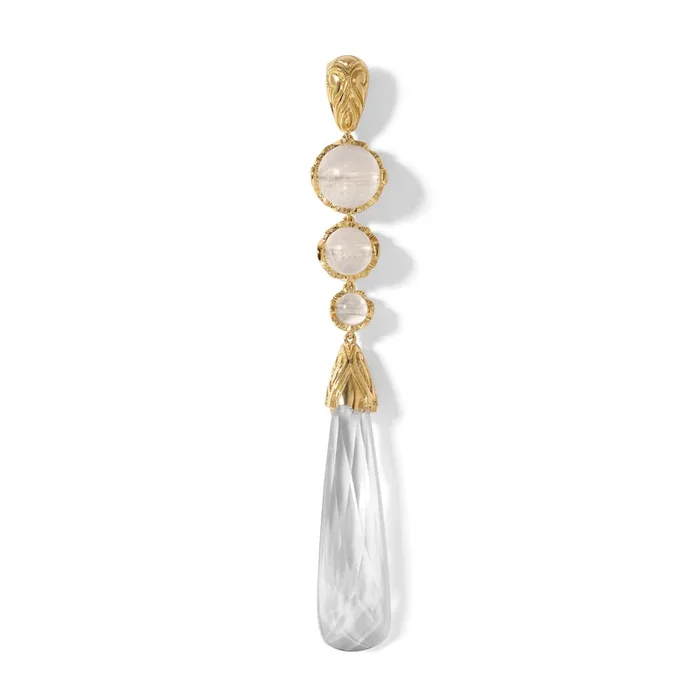 Quartz Dew Drop Pendant