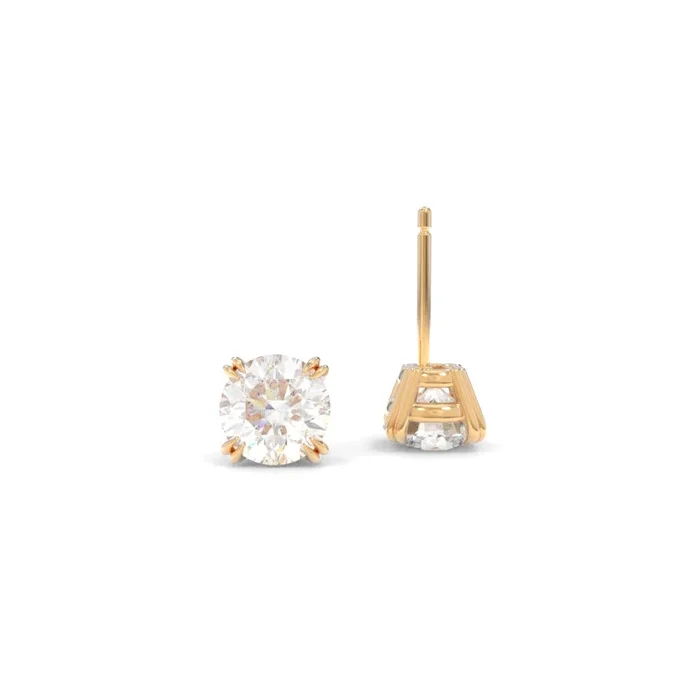 Rachel Studs Round Lab Grown Diamonds
