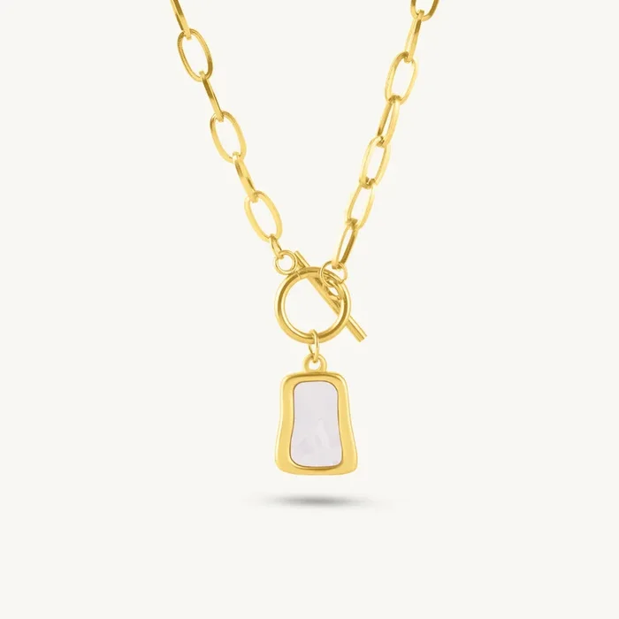 Radiant Toggle Bar Pendant Necklace