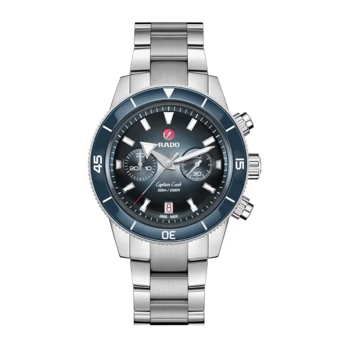 Rado Men’s Watch Captain Cook Automatic Chronograph (Captain Cook 43.0 mm)