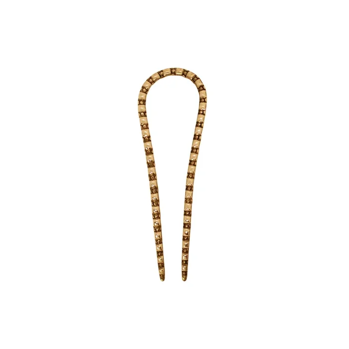 Railroad Hair Pin in Bronze – Small – FINAL SALE