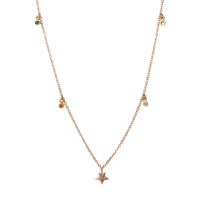 Rainbow & Star Necklace
