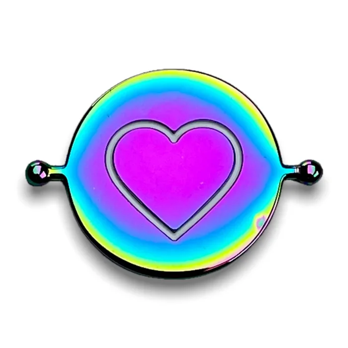 Rainbow Heart Symbol Element (spin to combine)