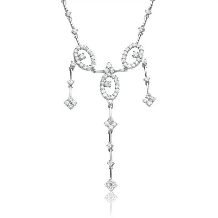 Raquelle Zirconia Loop Necklace