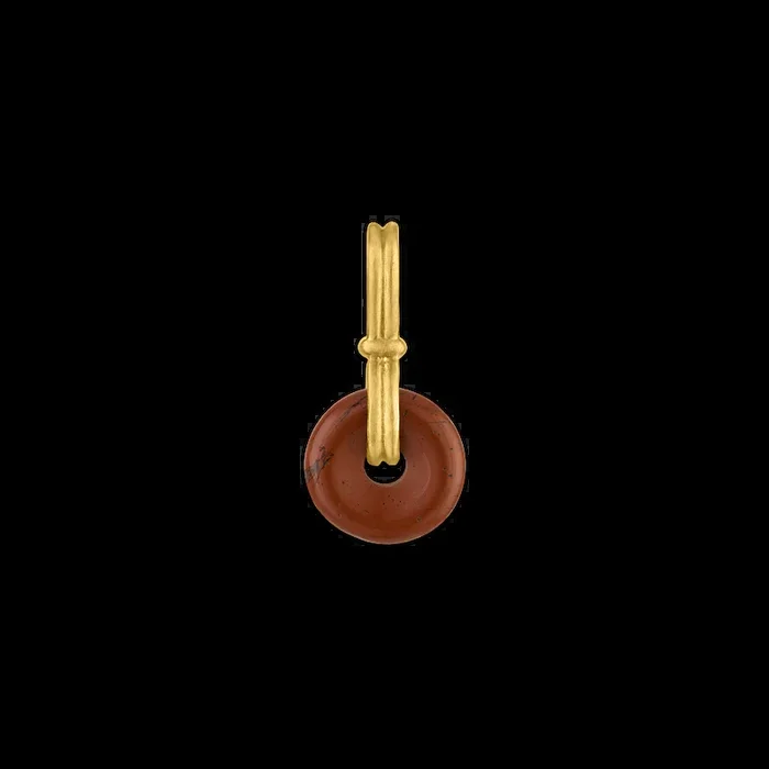 Red Jasper Baby Discus Pendant