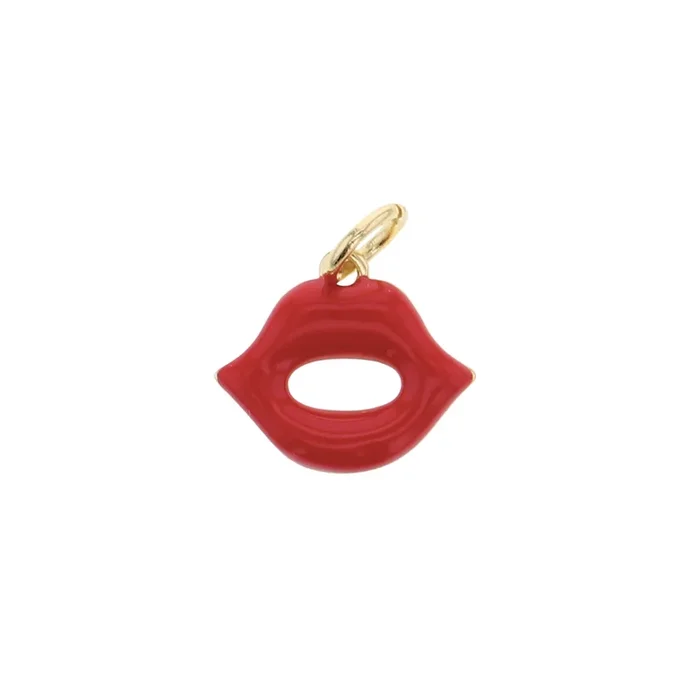 Red Lips Charm