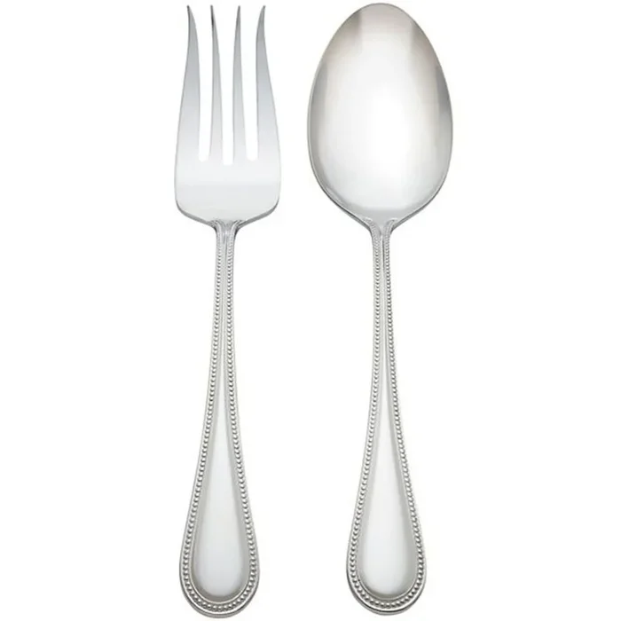 Reed and Barton Lyndon Flatware 2 Piece Salad Serve Set