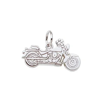 Rembrandt Motorcycle Charm in Sterling Silver