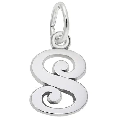 Rembrandt Rembrandt “S” Initial Charm in Sterling Silver