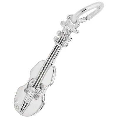 Renbrandt Violin Charm in Sterling Silver