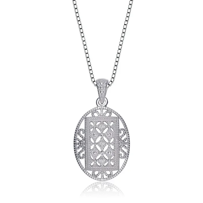 Renee Dainty Link Oval Necklace