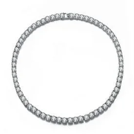 Renee Eternity Circle Link Tennis Necklace