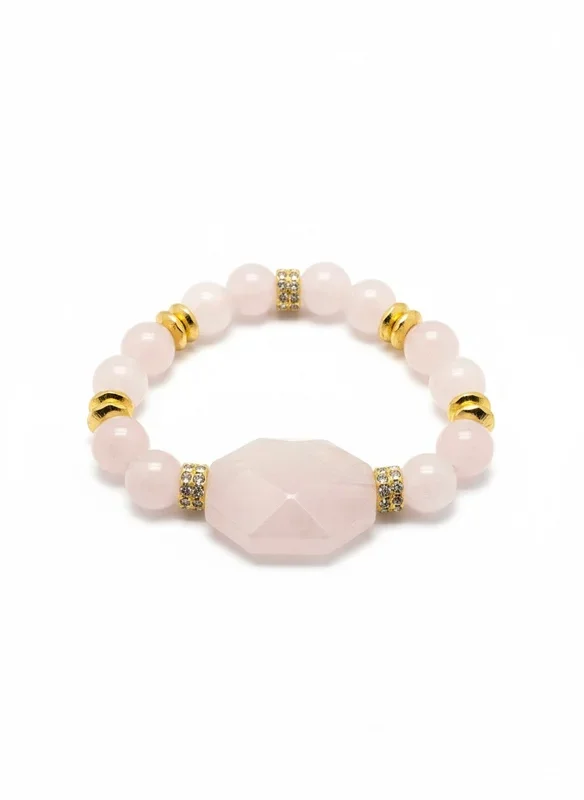 Renee Rose Quartz Bracelet