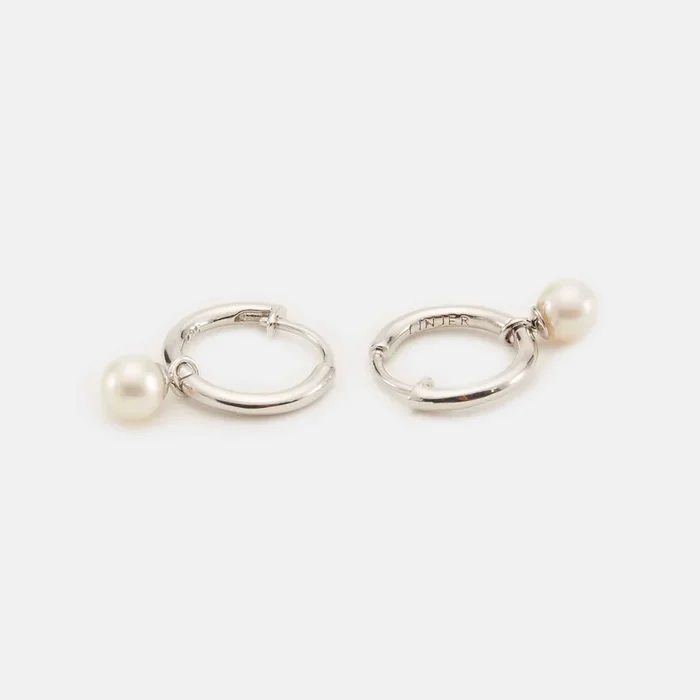 Replacement Pearl for Kirsten Pearl Huggies (Silver)