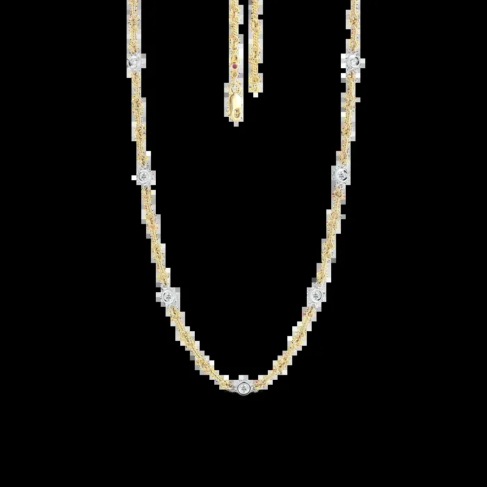 Roberto Coin Diamonds by the Inch 7 Station Necklace