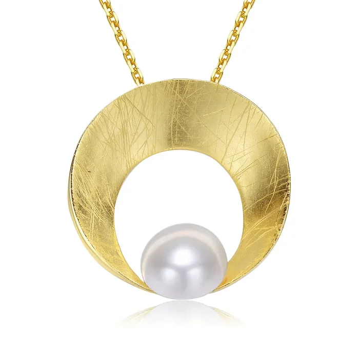 Rochelle Round Pearl Collier Necklace