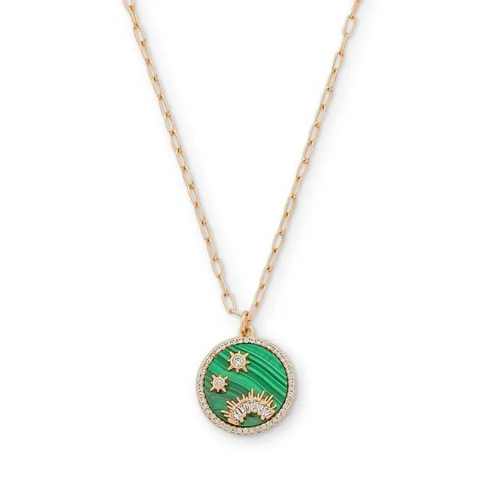 Rocksbox Exclusive Sunset Voyage Inlay Pendant Necklace