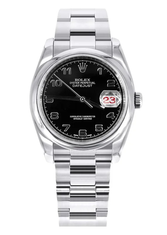 ROLEX DATEJUST 36 MM | OYSTER STEEL WATCH | 116200