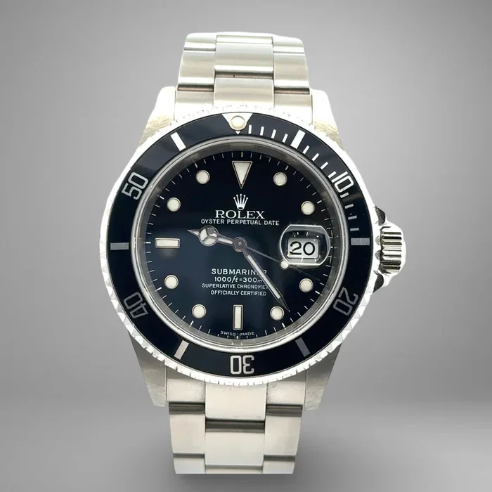 Rolex Submariner 16610T 40mm Black Dial Stainless Steel Men’s Watch