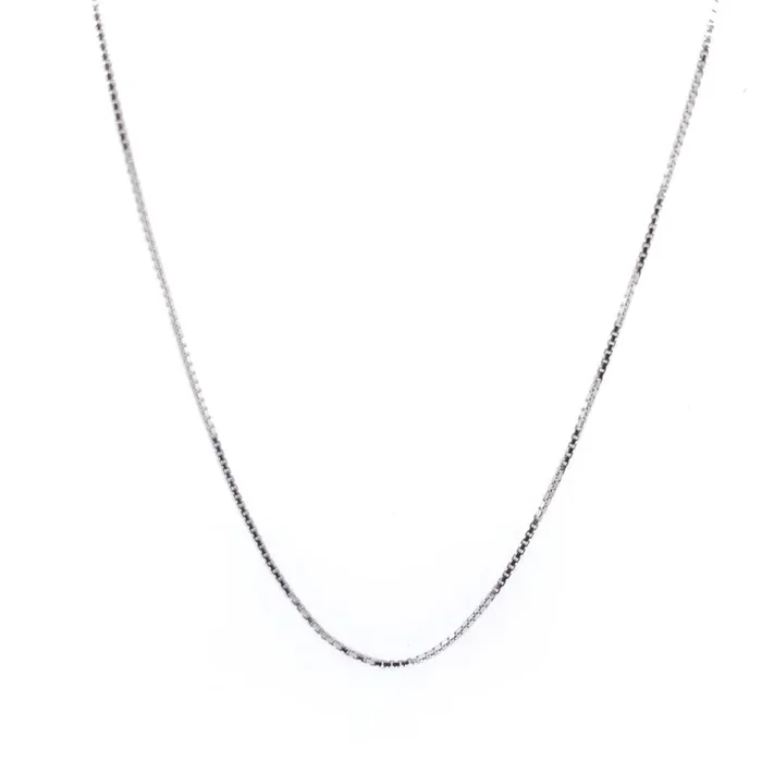 Rolland’s Designs 14K White Gold Box Chain