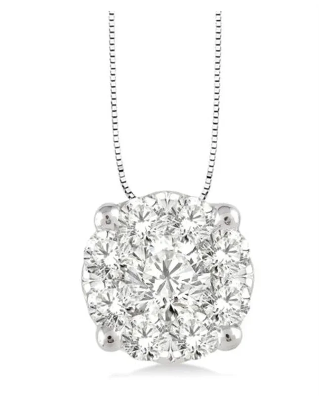 Rolland’s Designs Diamond Cluster Pendant- 0.25 Cts