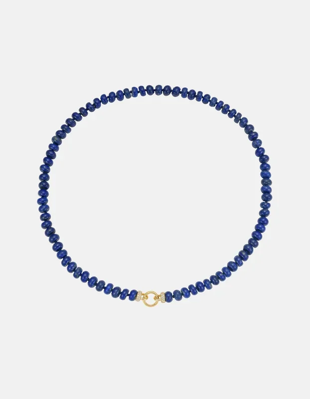 Rondelle Lapis Lazuli Necklace