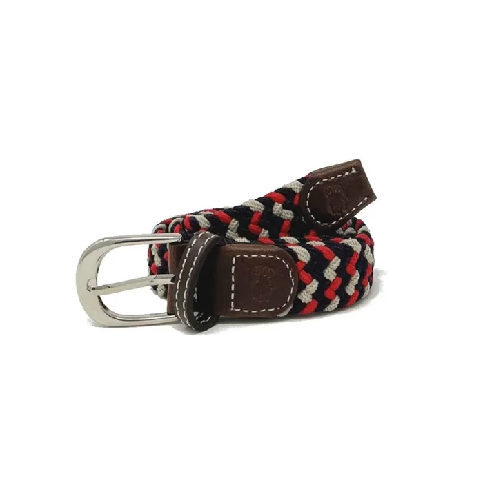 Roostas The Lil’ Oxford Kid’s Tri-Color Woven Stretch Belt