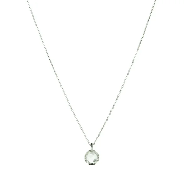 Rose Cut Diamond Florence Pendant Necklace