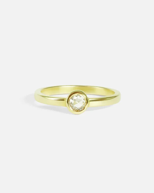 Rose Cut Diamond Ring