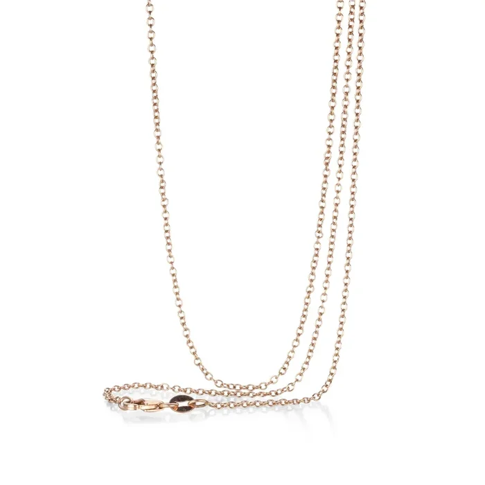 Rose Gold 1.5mm Rolo Chain – 22″