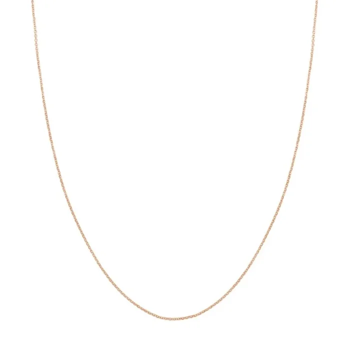 Rose Gold 18″ Cable Chain