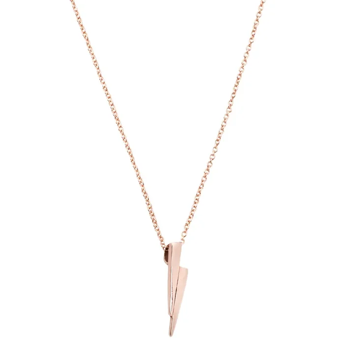 Rose Gold Razor Necklace
