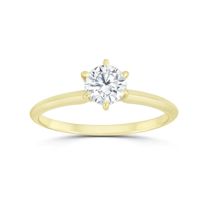 Round “Elite” Diamond Solitaire