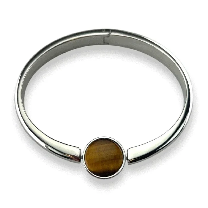 Round Crystal Willow Bangle