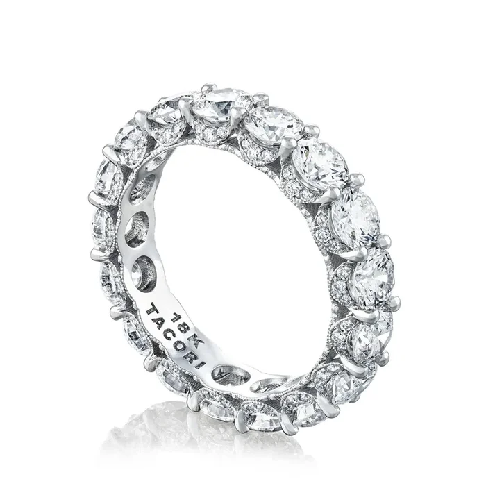 Round Diamond Eternity Wedding Ring