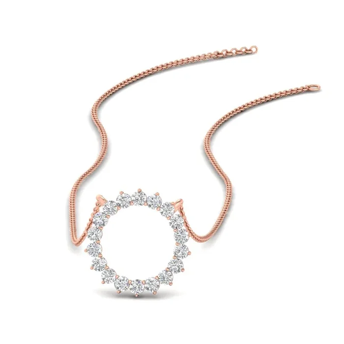 Round Open Circle Pendant