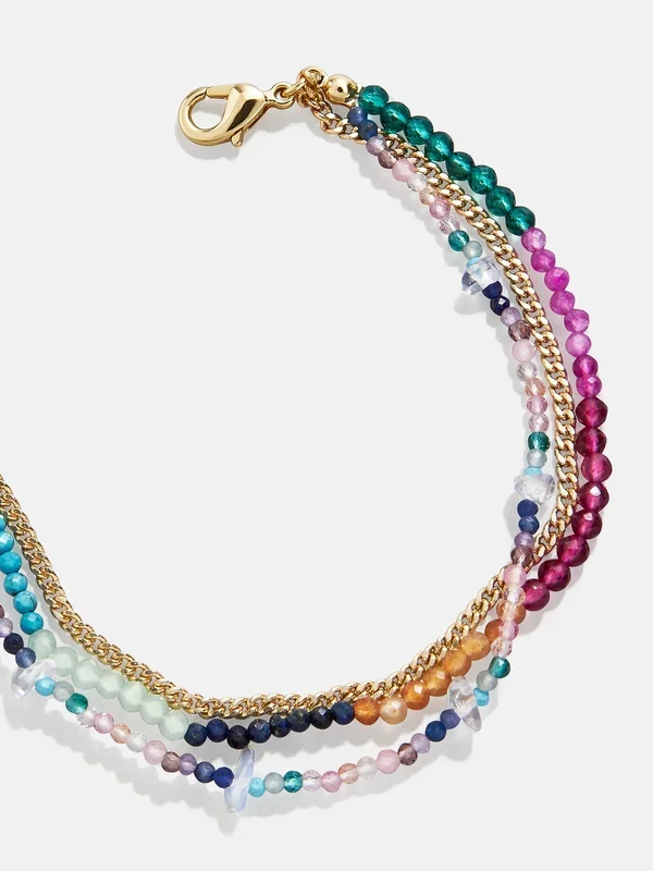 Rowan Semi-Precious Layered Bracelet – Santorini