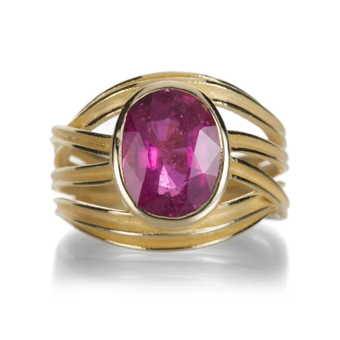 Rubellite Tourmaline Ring