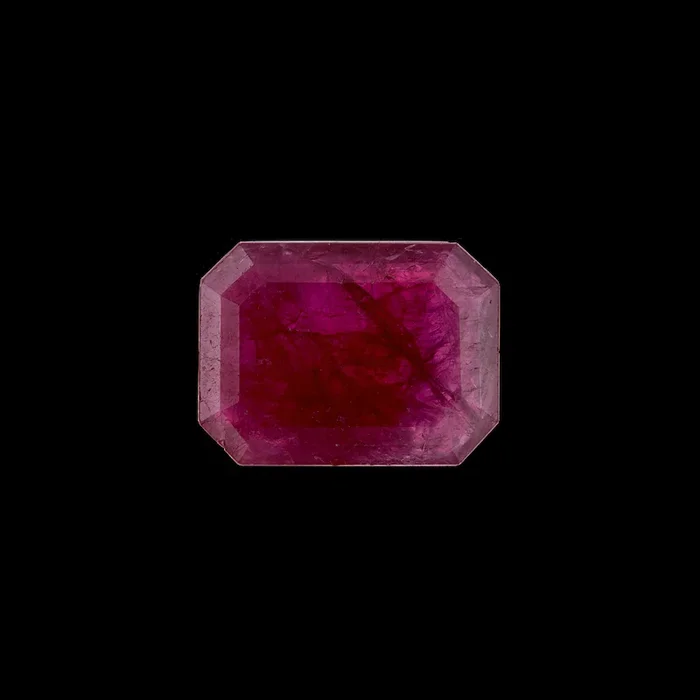 Ruby Emerald Cut Block