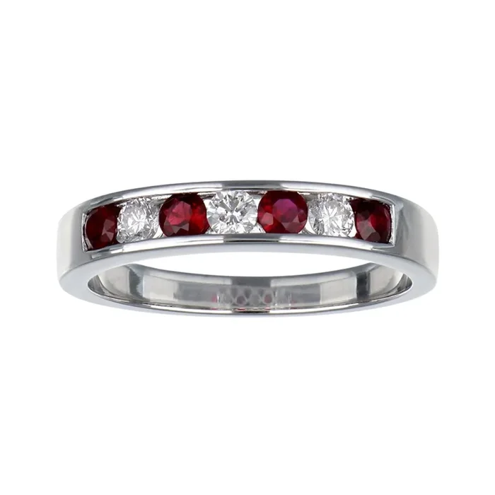 Ruby Ring (Ruby 0.41 cts. White Diamond 0.23 cts.)