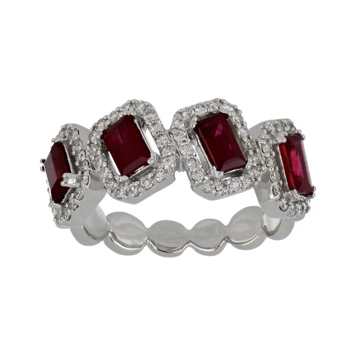 Ruby Ring (Ruby 1.55 cts. White Diamond 0.51 cts.)